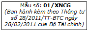 Mau so 01/XNCG