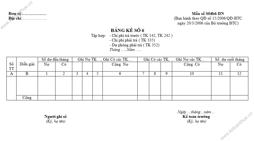 Mẫu số S04b6-DN, mau so S04b6-DN